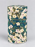 Japansk dåse med kirsebærblomster