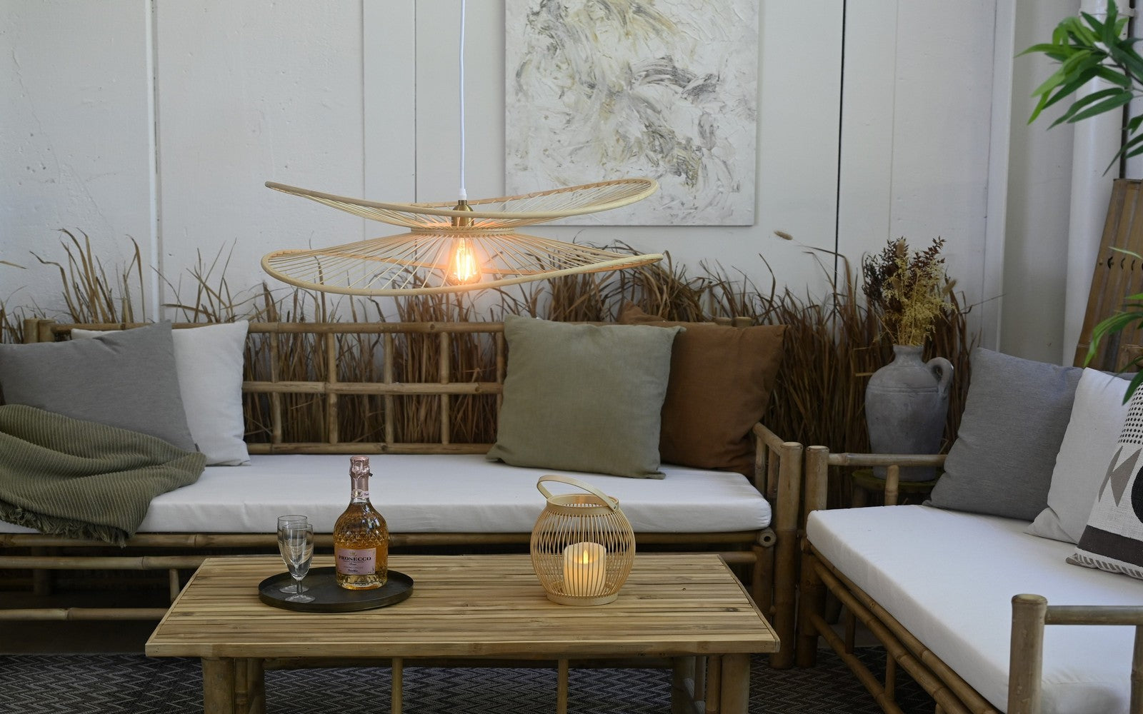 Wave Lampe - Skulpturelt Japandi Design