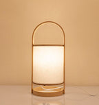 Tsuki Rund Bordlampe - Japandi Design i Bambus