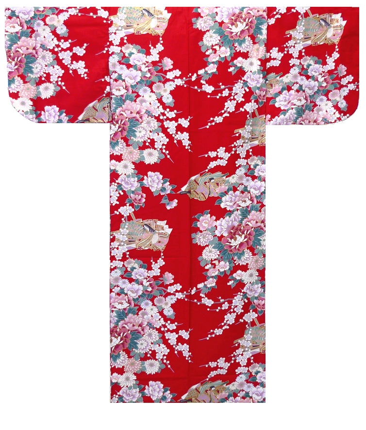 Pige Yukata - Princess & Peony - 7-10 år