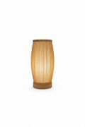 Bambus lampe med neutral baggrund