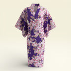 Pige Yukata - Colourful Sakura - 7-8 år
