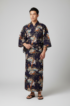 Herre Yukata Samurai Warrior på model