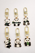 Panda Nøgleringe med Bambus - 8 Søde Designs